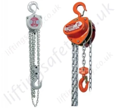 Hadef Hand Chain Hoists, Hook Suspended (manual hoists)