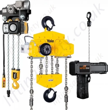 Yale Electric Chain Hoists, 125kg to 10 tonne