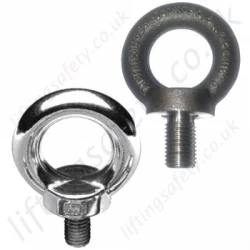 LiftingSafety Metric Collared, DIN Lifting Eye Bolts - Non-swivel