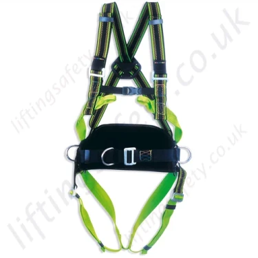 Miller MA60 Duraflex 2 Point Fall Arrest Harness with 1 x Rear 'D' Ring & Front Webbing Webbing Loops and Work Positioning Belt