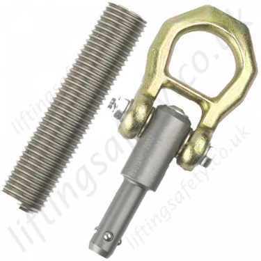 LiftingSafety Removable Fall Arrest Swivel Eye Bolt