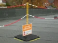 Demarcation Barrier supplied with bases, uprights and chain to suit your required system length