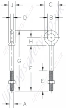 Crosby Shoulder Eye Bolt Dimensions