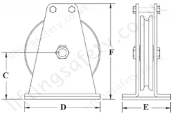 Western Vertical Lead Block Dimensions