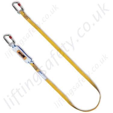 Miller "ME" Webbing Fall Arrest Single Leg Lanyard. Many Options of Karabiner and Scaffold Hook - 1.5 or 2m