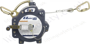 SALA "EZ-Line" Retractable Temporary Horizontal Fall Arrest Lifeline for Quick Installations. Suitable for 2 Users - Span 18 Metre