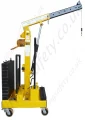 Low Capacity Knock Down Floor Crane With Hand Winch