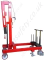 Folded Hand Winch Crane with Folding Top Jib