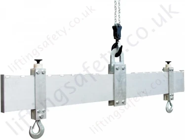 2 Point Lightweight Adjustable Aluminium Lifting Beam - 1000kg, 2000kg or 3000kg