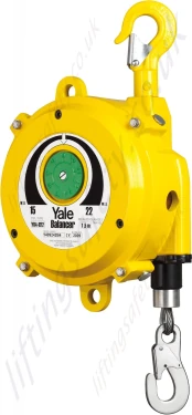 Yale "YBA" Spring Balancer With Integrated Fall Arrestor - Adjustable Range from 9kg to 70kg, Cable lengths Up To 2.3m (14 options)