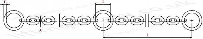 Round Link Dimensional Drawing