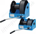 250kg to 5000kg worm gear heavy-duty steel side-mounting manual hand winches. 