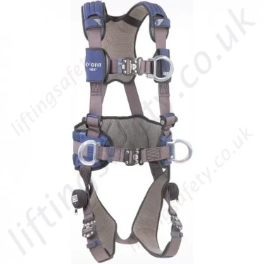 Sala "Exofit Nex" Fall Arrest Harness with Rear and Front  'D' Rings. Optional Work Positioning Belt