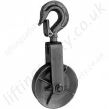 Tractel "ES" Simple Yoke Non-opening Pulley Wheel - Range from 320kg - 1200kg