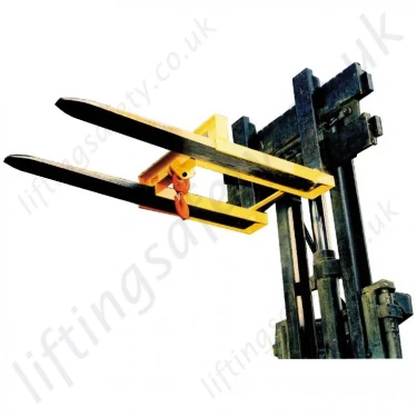 Tractel TOPAL PC Automatic Safety Fork Lift Truck Attachment. 1500 or 3000kg Capacity