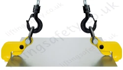 Pair Of Horizontal Thin Sheet Plate Clamps