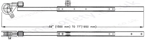 4ft to 7ft pole hoist dimensions