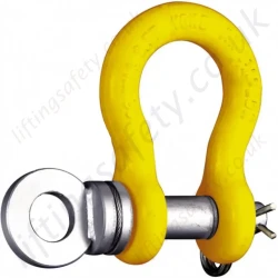 Yoke Sub-Sea / ROV Anchor Shackle with Safety Pin - 6500kg to 35,000kg