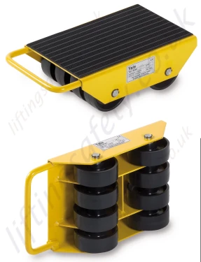 Yale "LF" Load Moving Skates with Fixed Wheels (Non Swivel) - Range from 1000kg to 6000kg (Five sizes)