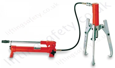 Yale "BMZ" Hydraulic Puller Kit c/w Hyd Cylinder & Hand Pump - Range from 10,000kg to 23,000kg