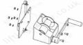 Tractel Carol Winch Bracket Exploded Diagram