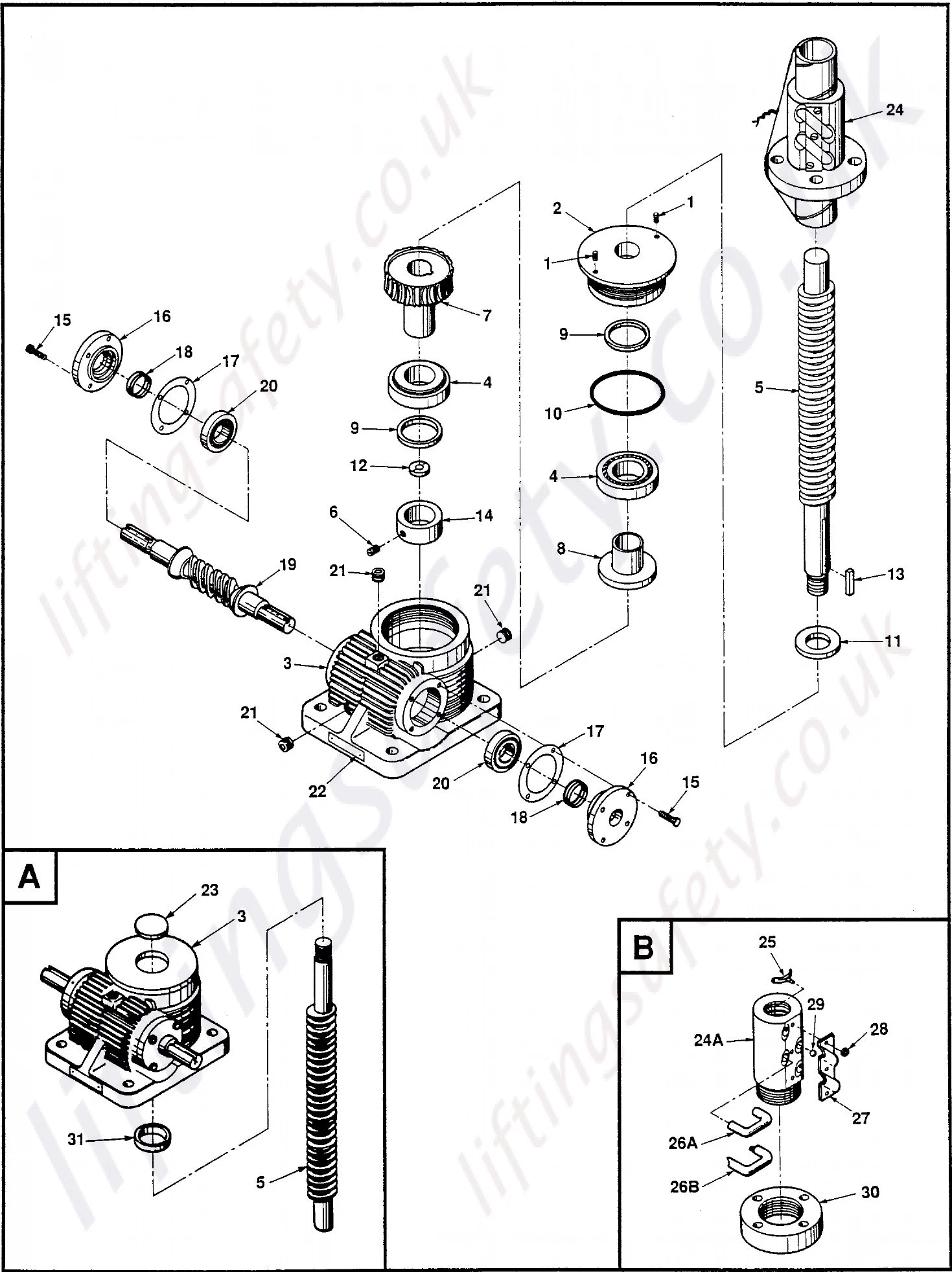 Continuous Duty Rotating Parts List