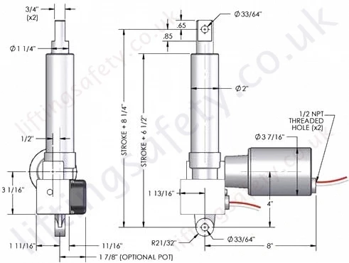 HMPB 250lb Series Diagram