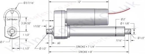 TAL 1000lb Series Dimensional Diagram