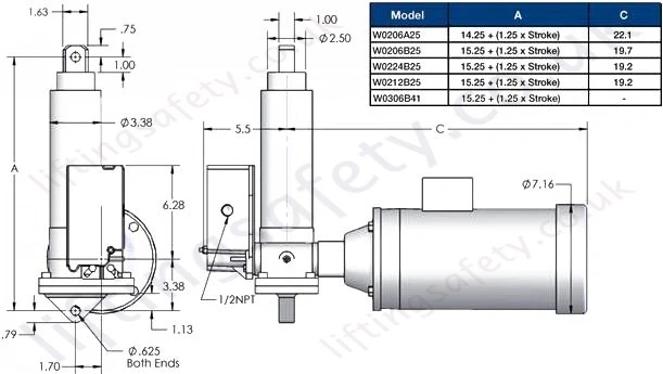 Right Angle Motor Diagram