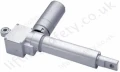 Linear actuator with automatic reset thermal overload motor protection.