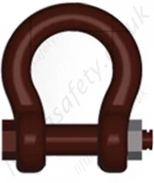 Gunnebo "Type A" Grade 8 Bow Shackle Range 2,000kg to 8,000kg