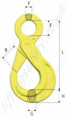 Grabiq Bk Safety Hook Dimenions