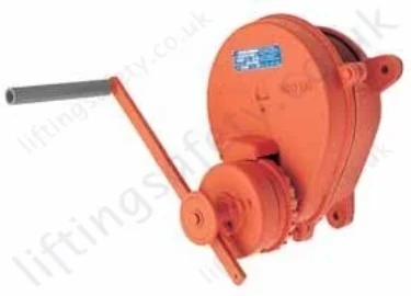 Hadef 250/33 Premium Wall Winch, Manual Wirerope Hand Held Winch, Range 300kg to 1,500kg