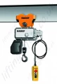 Easy to use, compact and lightweight electric hoist with integrated push trolley.