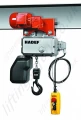 Easy to use, compact and lightweight electric hoist with built-in electric powered trolley.