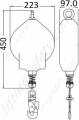 300kg Kratos load arrestor dimensions