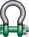 Grade 8, Galvanised, Safety Pin Bolt Type Anchor Shackle for use in Extreme Climates