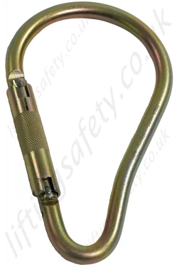 Large Steel Twist Lock Karabiner