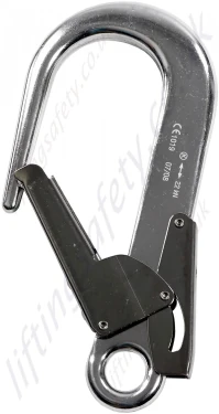 LiftingSafety Double Action Aluminium Scaffold Hook. Opening 60mm