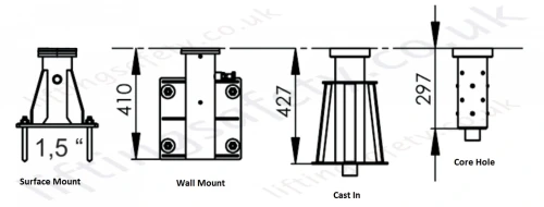 Stainless Steel Davit Socket