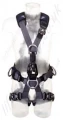 ExoFit NEX suspension harness with front and rear fall arrest point, work positioning belt, quick connect buckles and supplied with removable ultra compact chest ascender.