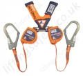 3101445 - Twin leg lanyard with steel rebar lock hooks