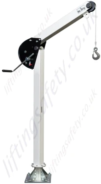 Lightweight (25kg) Steel Lifting Davit. 125kg to 500kg