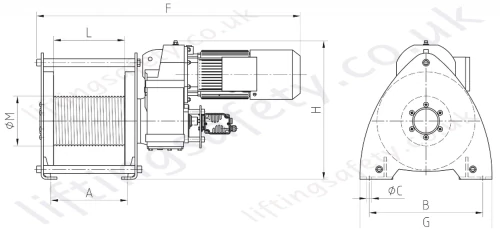 Pfaff Beta Sl Electric Winch