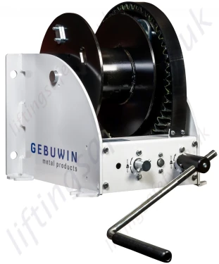 Gebuwin "WW-D-FS / WW-D-FSB" Free Spool Hand Operated Worm Gear Winch, Range from 2000kg to 5000kg