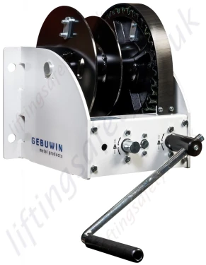 Gebuwin Double Drum Worm Gear Winch