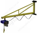 Wall Mount Over Braced Slewing Jib Crane