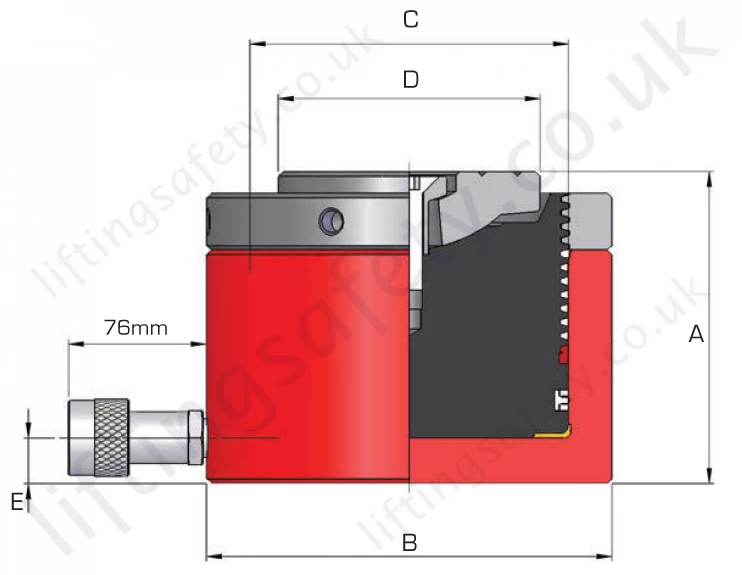Lock Ring Cylinder Dimensions
