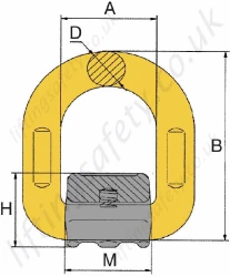 Weld On Lashing Point Dimensions