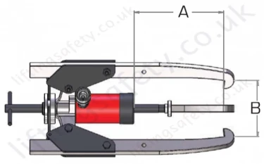 Hydraulic Puller Dimensions